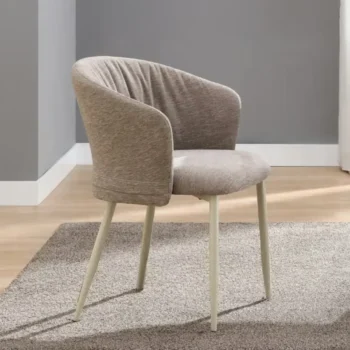 Beige Dining Arm Chair