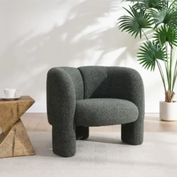 Dark Green Accent Chair