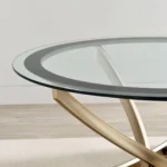 Metal Base End Table