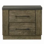 Lance Gray Nightstand 2 Drawer by ACME - Image 2