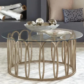 Round Metal Coffee Table