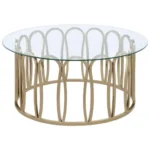 Round Metal Coffee Table