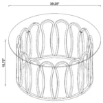 Round Metal Coffee Table