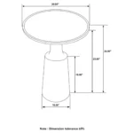 Round Wood Side Table