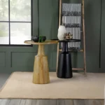 Round Wood Side Table