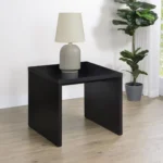 Square Black End Table