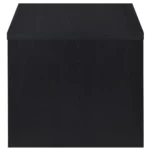 Square Black End Table