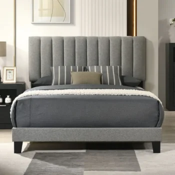 Contemporary Upholstered Bed