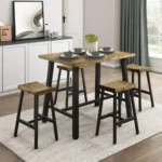 counter table with stools