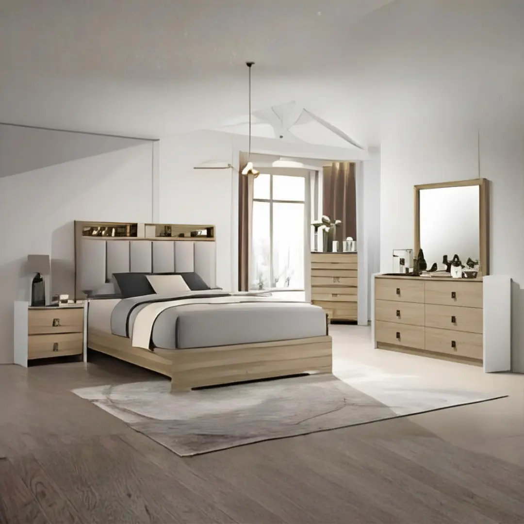 Posey Queen Bedroom Set With Storage By Furniture Of America | Mobilia Cleopatra 3 Queen Bedroom Set with Storage