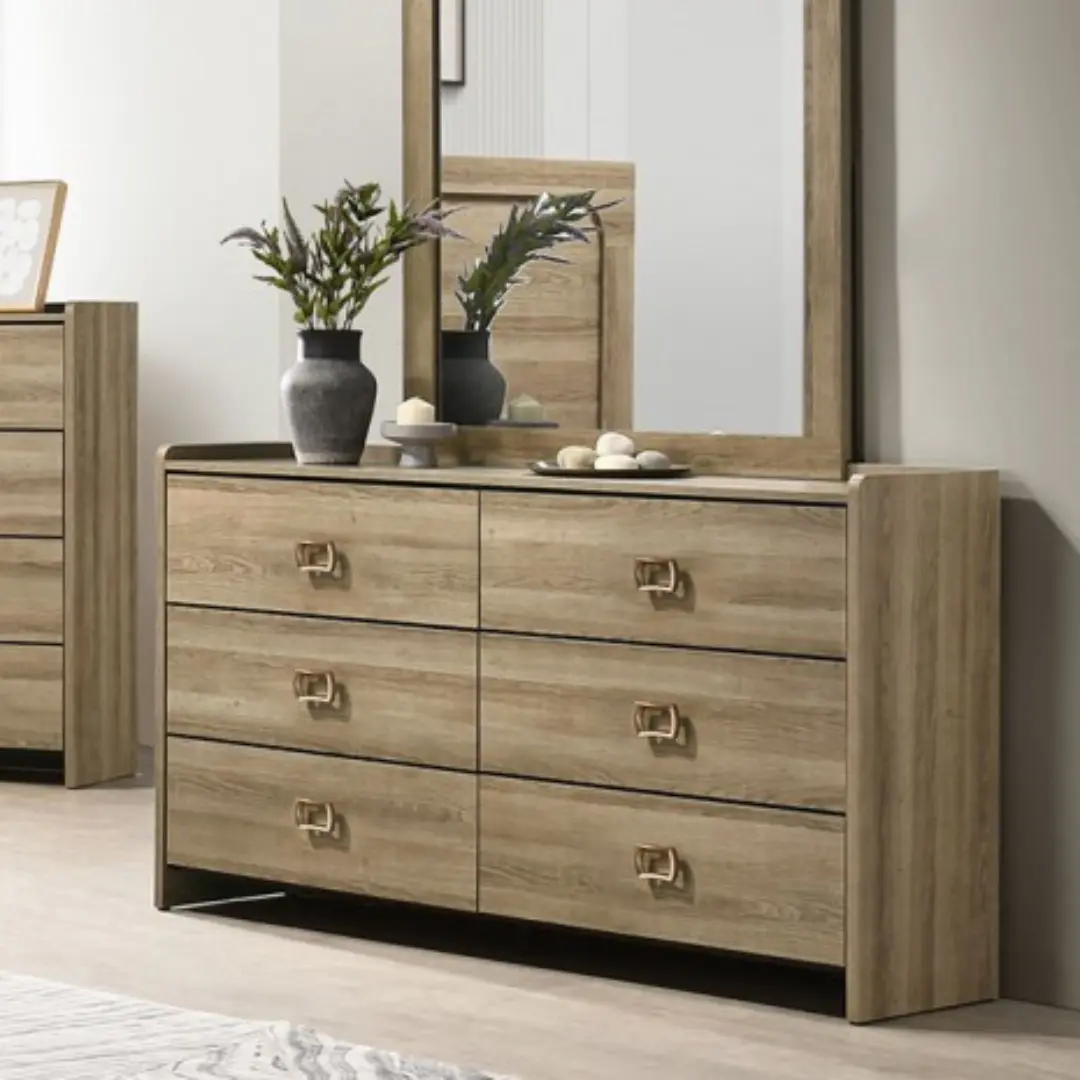 Cadden Contemporary Modern Dresser By Furniture Of America | Mobilia Cleopatra 3 Contemporary Modern Dresser