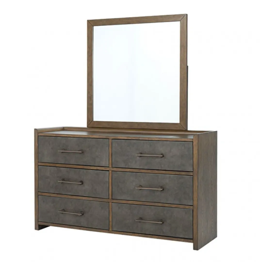 Newent Dark Walnut Dresser By Furniture Of America | Mobilia Cleopatra 3 Dark Walnut Dresser