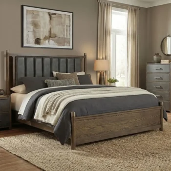 Dark Walnut Bed Frame