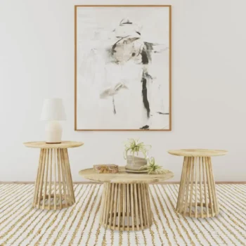 Round 3 Piece Coffee Table Set