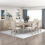 Alita Contemporary Modern Upholstered Side Chair Set Of 2 By Homelegance - Image 6