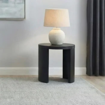 Contemporary Round End Table