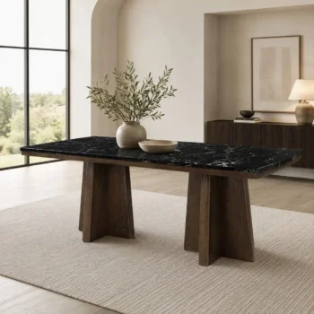 Rectangular Marble Dining Table