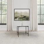 Square End Table with Marble Top