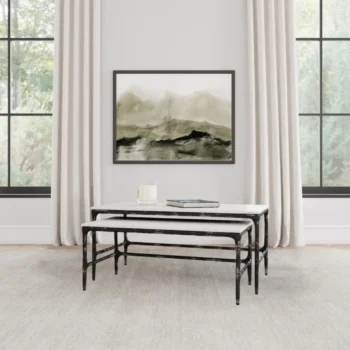 Nesting Marble Coffee Table Set