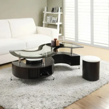 Coffee Table and Stools Set