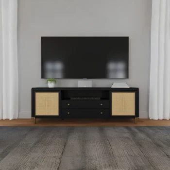 Rattan TV Console