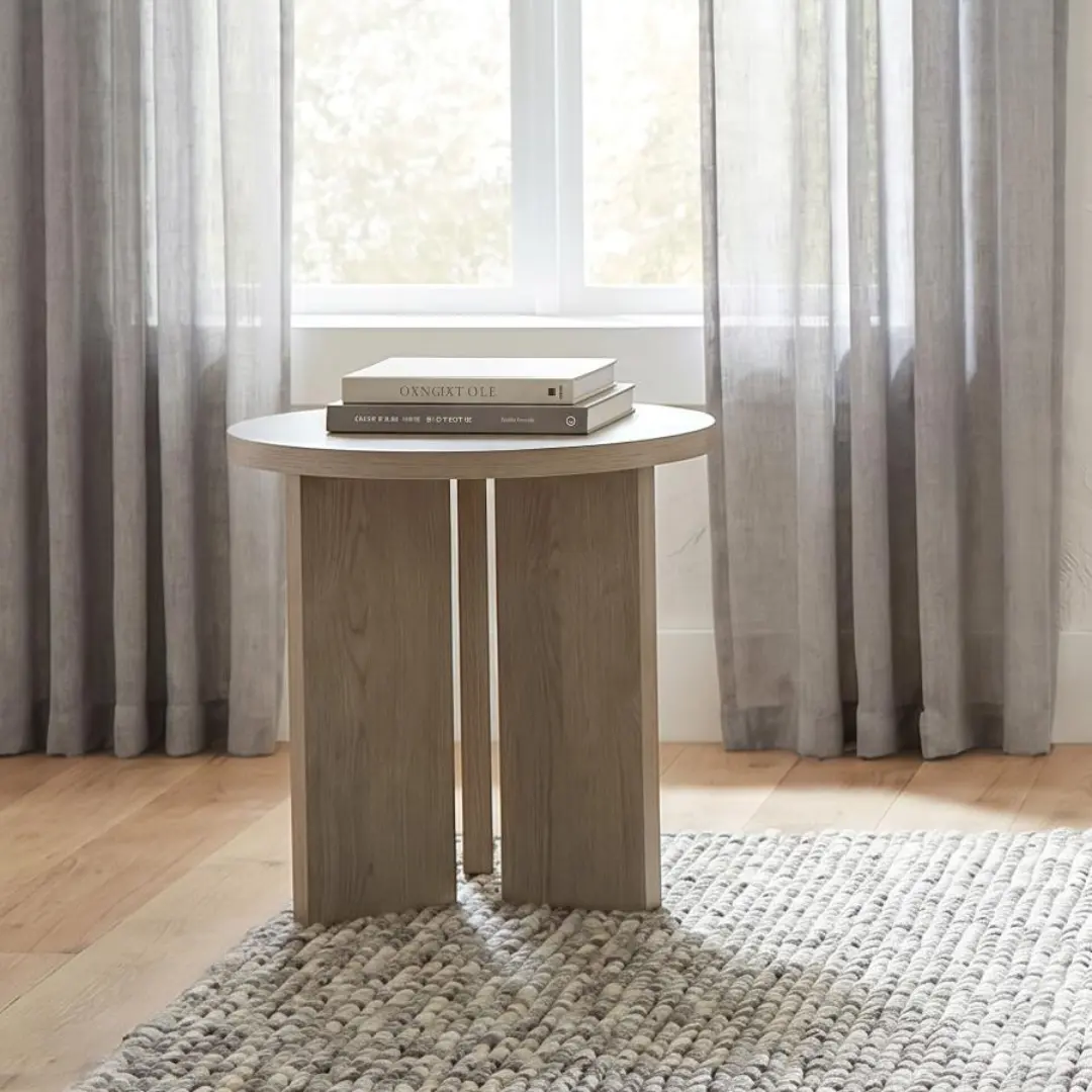 Aragon Panel Base End Table By Coaster Furniture | Mobilia Cleopatra 3 Panel Base End Table