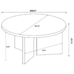 Panel Base Coffee Table