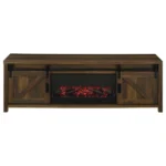 Wood Console TV