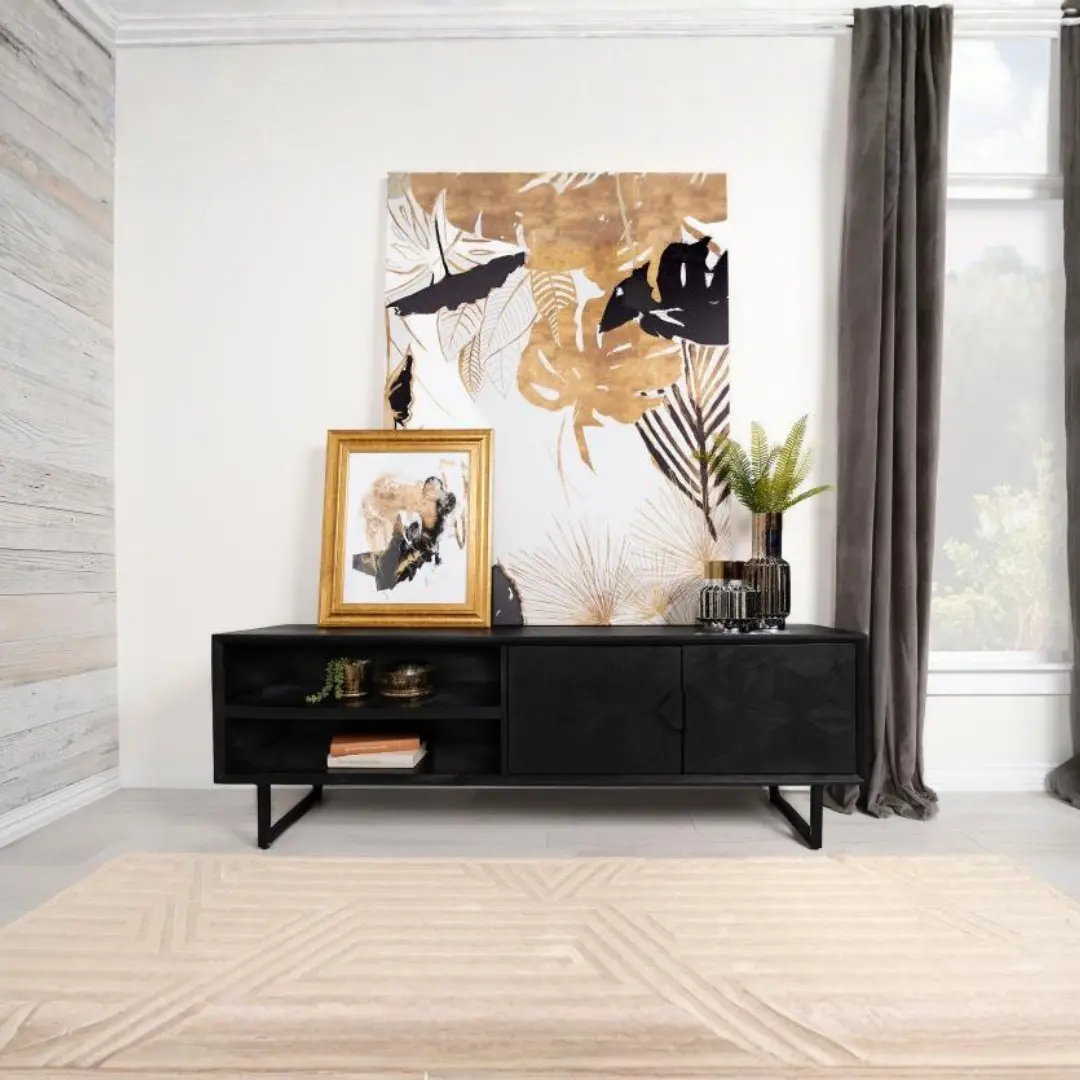 Marsden 70-Inch Mango Wood Tv Console By Coaster Furniture | Mobilia Cleopatra 3 Mango Wood TV Console