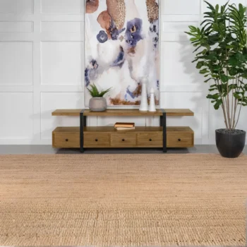 Brown TV Console