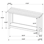 Rustic Console Table