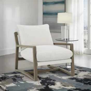 Wood Accent Arm Chair