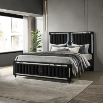 Black Velvet Bed Frame