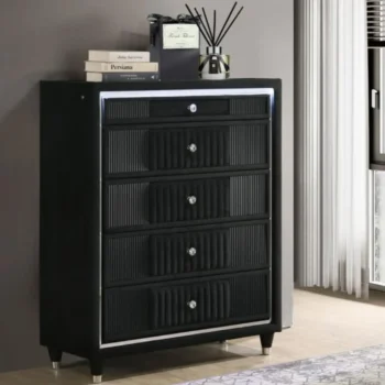 Black Chest of Drawers
