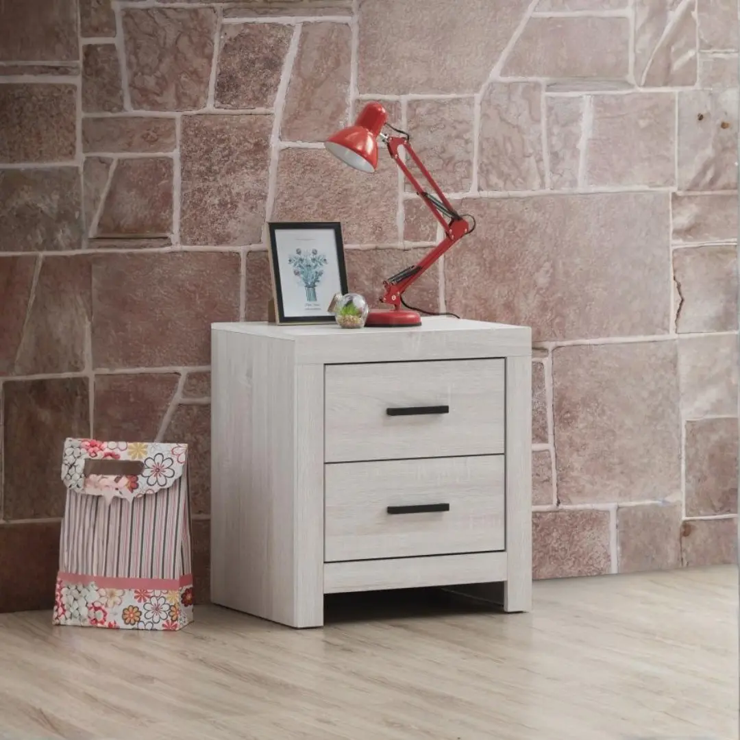 Brantford 2-Drawer Modern Nightstand By Coaster Furniture | Mobilia Cleopatra 3 Modern Nightstand