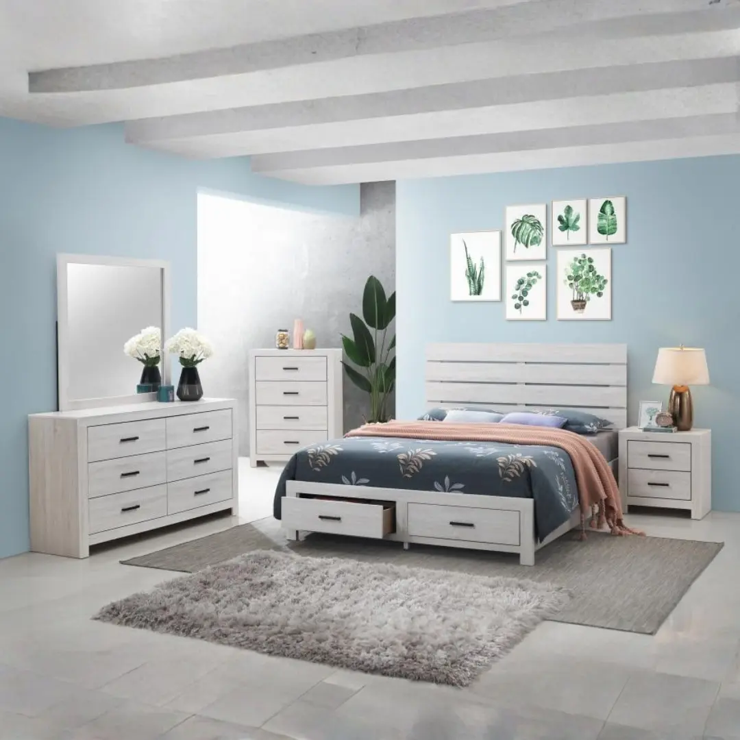 Brantford Modern Bedroom Furniture Set By Coaster Furniture | Mobilia Cleopatra 3 Modern Bedroom Furniture Set