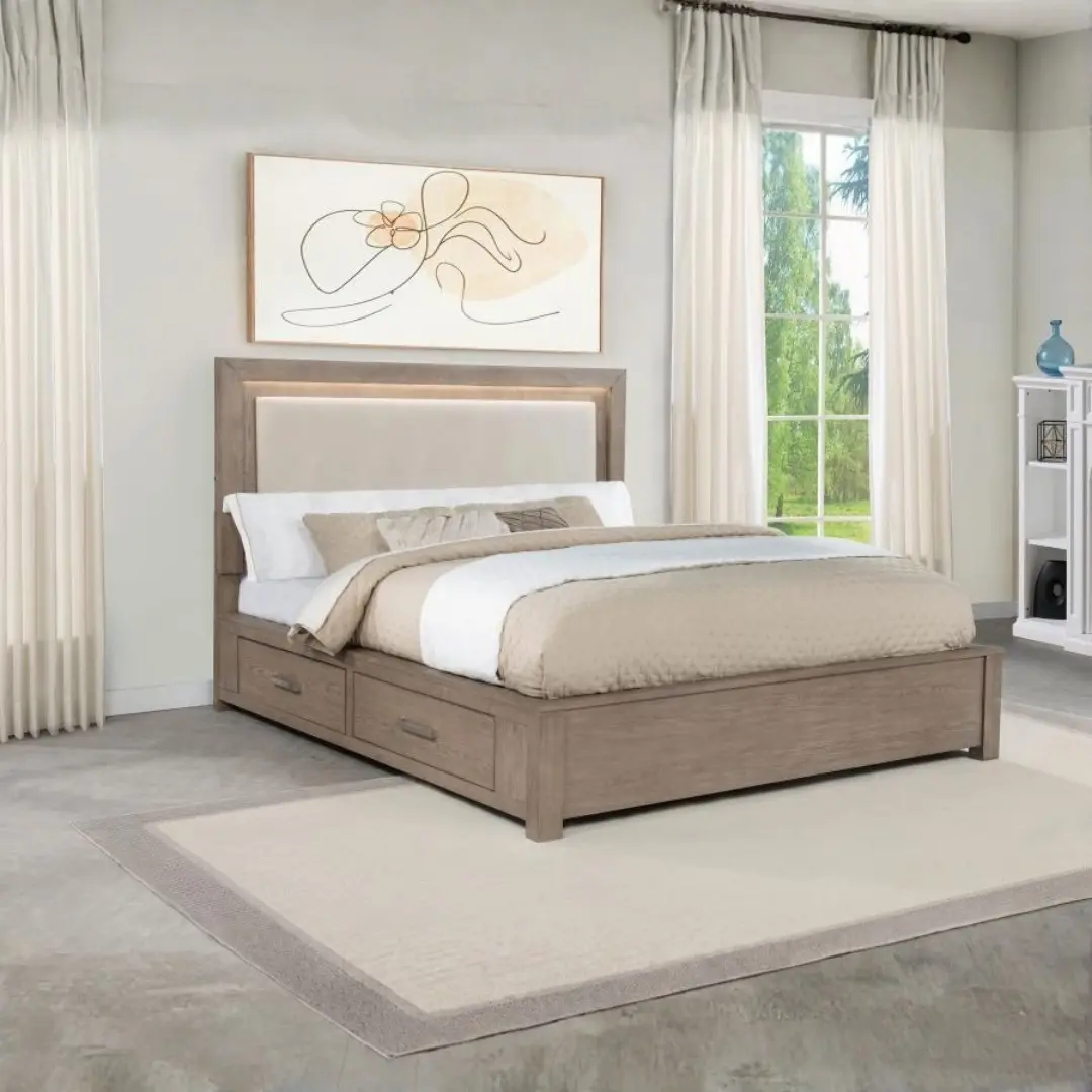 Kenora 56-Inch Wooden Bed Frames With Storage By Coaster Furniture | Mobilia Cleopatra 3 Wooden Bed Frames with Storage