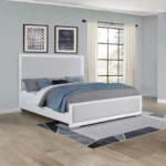 Contemporary White Bed Frame