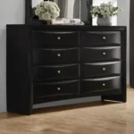 Black Wood Dresser