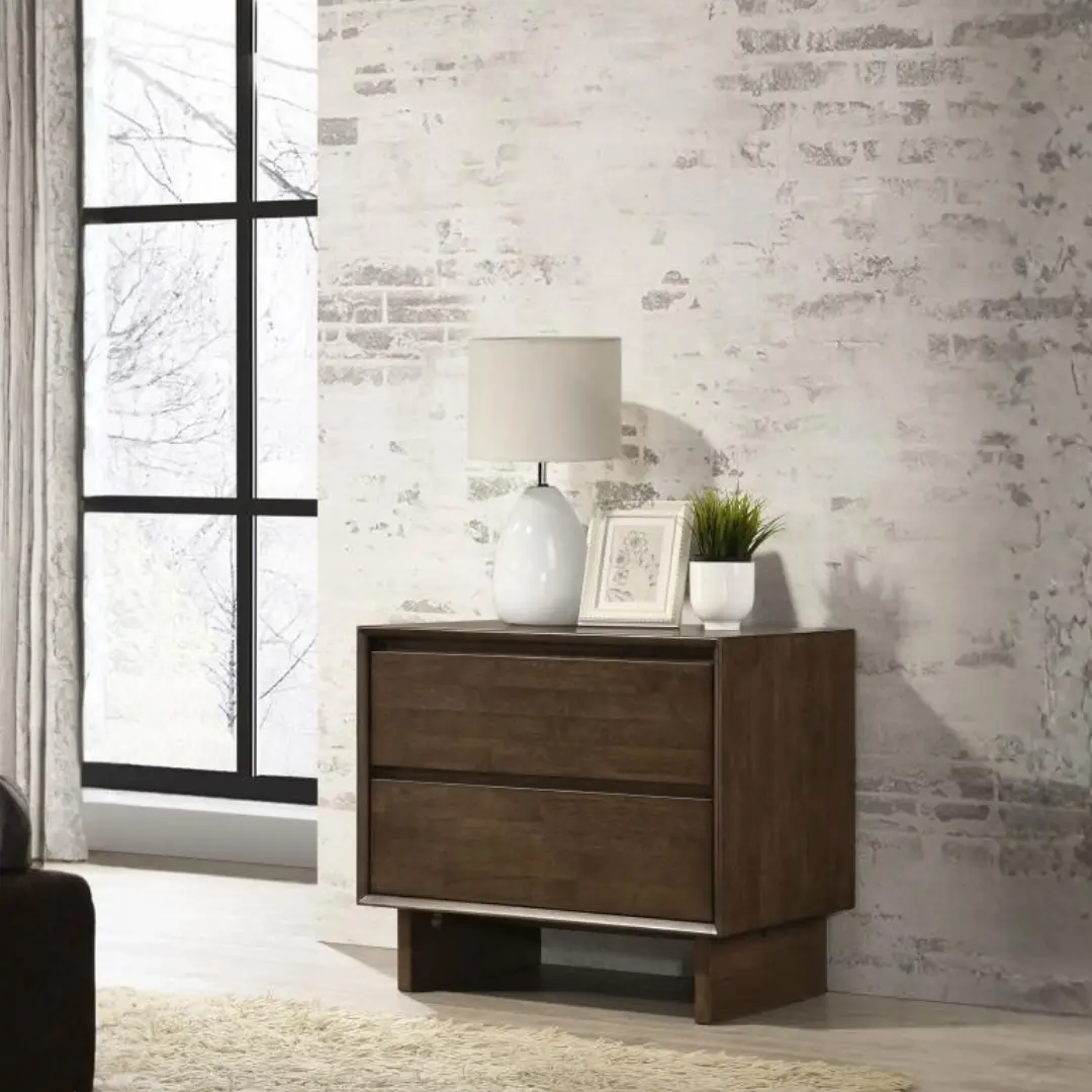 Glenwood Nightstand With Charging Station By Coaster Furniture | Mobilia Cleopatra 3 Nightstand with Charging Station