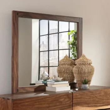 Smokey Walnut Dresser Mirror