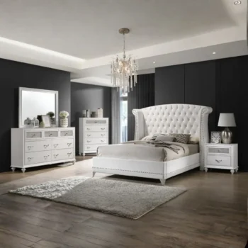 5 Piece Bedroom Set White