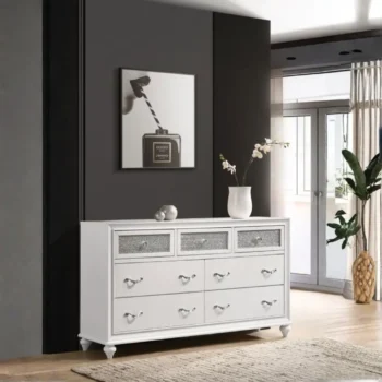 Wooden White Dresser