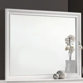 White Mirror Dresser for Bedroom