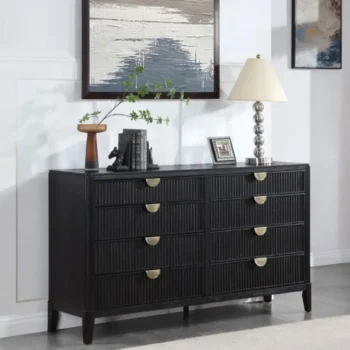 Black Antique Dresser