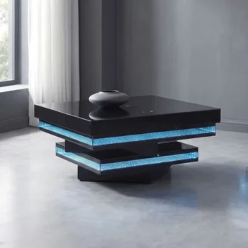 Contemporary black coffee table