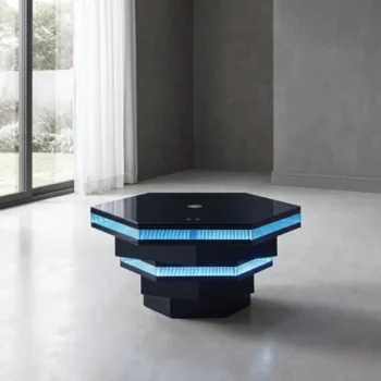 small black coffee table