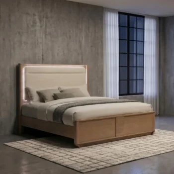 Contemporary Solid Wood Bed