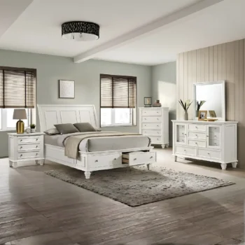 Solid Wood Bedroom Furniture Set