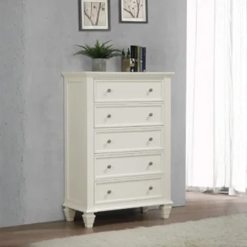 Cream White Bedroom Chest